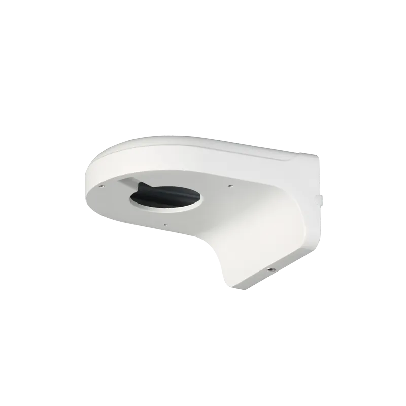 Soporte de pared - Para cámaras domo - Apto para uso en exterior - Color blanco - Carga máxima 1Kg - Pasador de cables - AlarmSy