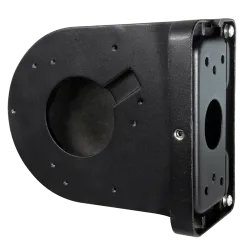 Soporte de pared - Para cámaras domo - Apto para uso en exterior - Color negro - Carga máxima 1Kg - Pasador de cables - AlarmSys