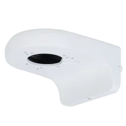 Soporte de pared - Para cámaras domo - Apto para uso en exterior - Carga máxima 2 kg - Pasador de cables - Color b... - Alarm