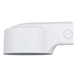 Soporte de pared - Para cámaras domo - Apto para uso en exterior - Color blanco - Carga máxima 3 Kg - Pasador de cables - AlarmS