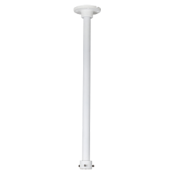 Soporte techo - Altura 767 mm - Apto para uso en exterior - Color blanco - Compatible con XSECURITY - Pasador de cables