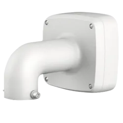 Soporte de pared - Para cámaras domo - Apto para uso en exterior - Color blanco - Pasador de cable - AlarmSystems.Shop