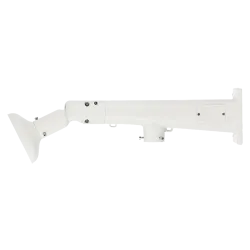 Soporte de pared - Para cámaras Fisheye+PTZ - Aluminio - Apto para uso en exterior - Color blanco - 165 x 12 x 652 mm - AlarmSys