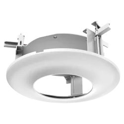 Soporte de encastre - Para cámaras domo - Apto para uso en exterior - Color blanco - Carga máxima 3Kg - SECC y PC - AlarmSystems