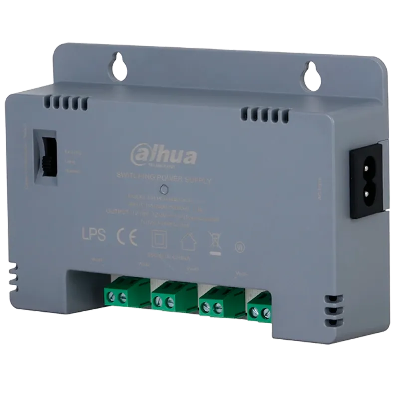 Fuente de alimentación conmutada - Entrada AC 185-240V - 50/60Hz 1.5A - Potencia total 30W - 4 salidas - Voltaje de s... - Alarm