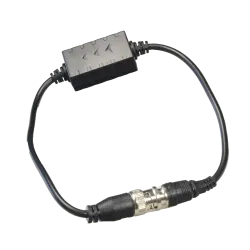 Aislador de fuente de alimentación - Optimizado para vídeo HDCVI - Instalación en cable coaxial - Cable 400 mm de lar... - Alarm