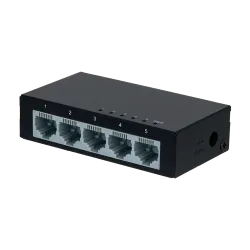 Switch Branded Fast Ethernet - 5 puertos RJ45 - Velocidad 10/100Mbps - Buffer mejorado para transmisión de video - Pl... - Alarm