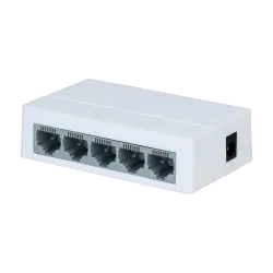 Switch Branded Fast Ethernet - 5 puertos RJ45 - Velocidad 10/100Mbps - Buffer mejorado para transmisión de video - Pl... - Alarm