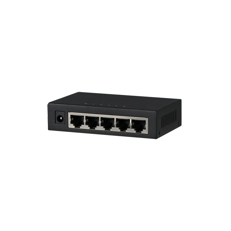 Switch Branded Gigabit - 5 puertos RJ45 - Velocidad 10/100/1000 Mbps - Alta velocidad en todos los puertos - Específi... - Alarm