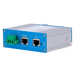 PoE Splitter - Para cámaras IP no PoE - Entrada RJ45 (PoE) / Salida RJ45 y jack - Velocidad10/100/1000Mbps - Pote... - Alarm