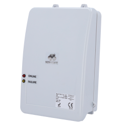 Transmisor de alarma certificado EN54-21 - ETHERNET, GPRS/NBIOT/LTE-CAT-M1 + LORA - Comunicación con CRA/CRI - 3 entr...