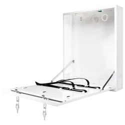 Caja de seguridad - Especial para instalación en pared - Formato vertical - 2 llaves y cerraduras - Entradas para ca... - Alarm