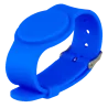 Pulsera de proximidad - ID por radiofrecuencia - EM pasivo | Color azul - Baja frecuencia 125 kHz - Correa ajustable ... - Alarm