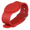 Pulsera de proximidad - ID por radiofrecuencia - EM pasivo | Color rojo - Baja frecuencia 125 kHz - Correa ajustable ... - Alarm