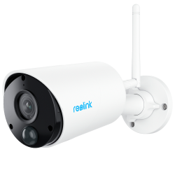 Reolink Camara WiFi a Batería - 2K / 3MP (2304 x 1296) - IR 10 m / Sirena - Deteccion PIR Humanos / Vehículos - Audio...