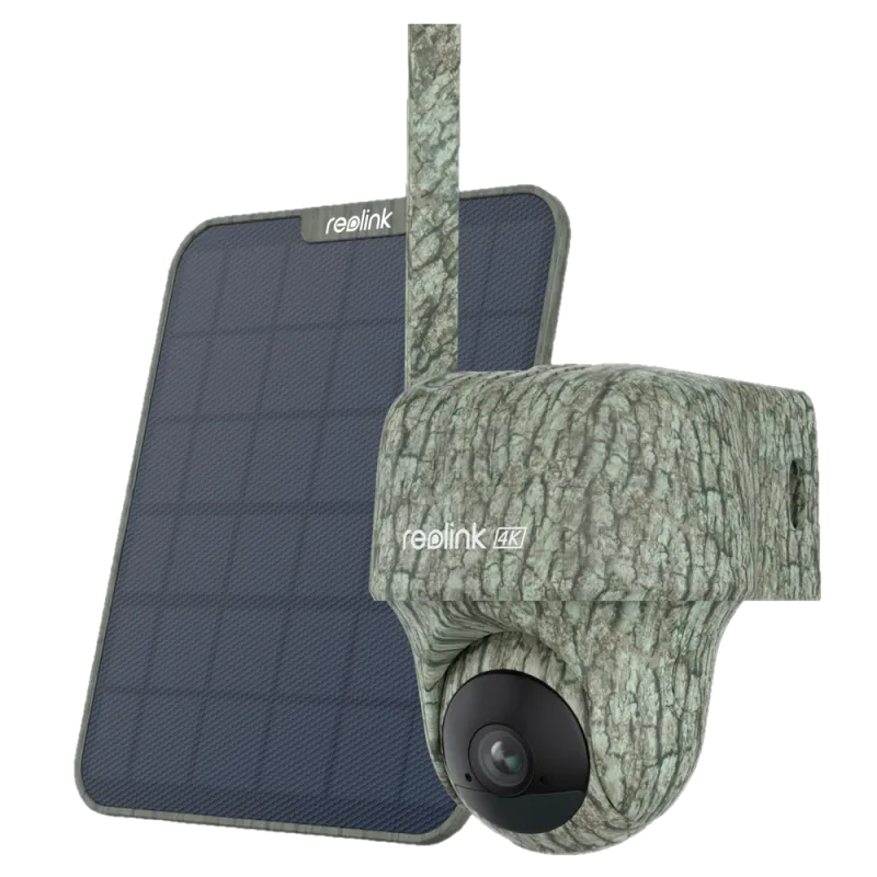Reolink Camara a Batería 4K 4G Go Ranger PT G450 - 4K 8MP (3840X2160) - IR 10 m - Deteccion PIR Humanos / Animales / ... - Alarm