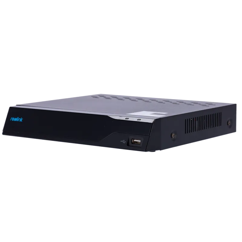 Reolink NVR 8 canales PoE - 4K+ 12 MP - Deteccion Humanos / Mascotas / Vehículos - e-SATA - 2TB HDD - Apta para inte... - Alarm