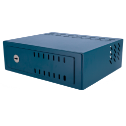 Caja fuerte para DVR - Específico para CCTV - Para DVR de 1U rack - Cerradura mecánica - Con ventilación y pasacables...