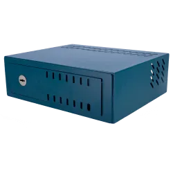 Caja fuerte para DVR - Específico para CCTV - Para DVR de 1U rack - Cerradura mecánica - Con ventilación y pasacables... - Alarm