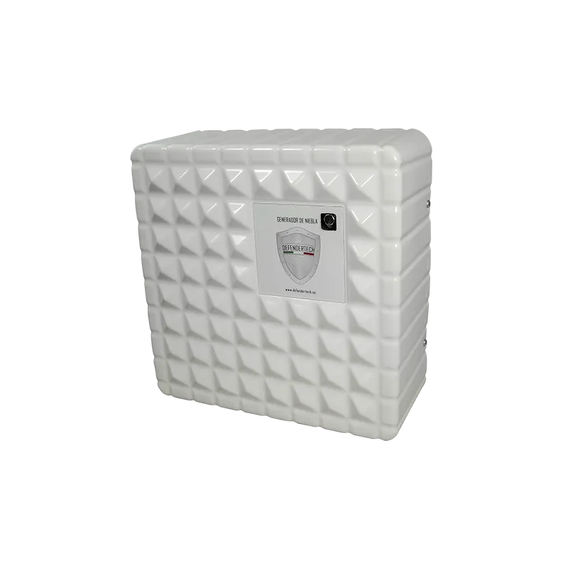 Defendertech - Generador de niebla desinfectante - Hasta 360m3 - Solución fija - Hasta 9 disparos de capacidad - No d... - Alarm