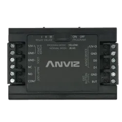 Controladora anti manipulación ANVIZ - Para instalaciones con dispositivos autónomos - Entradas ANVIZ Wiegand y pulsa... - Alarm