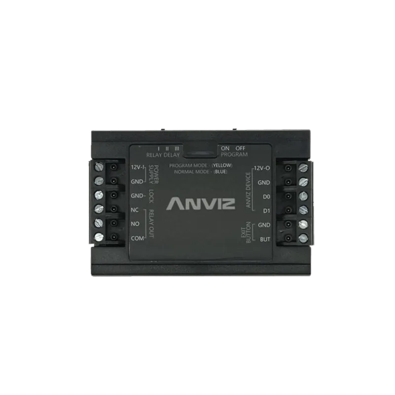 Controladora anti manipulación ANVIZ - Para instalaciones con dispositivos autónomos - Entradas ANVIZ Wiegand y pulsa... - Alarm