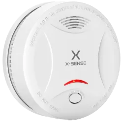 Detector de humo autónomo X-Sense - Duración de la batería 10 años - Indicador luminoso de alarma - Alarma sonora 85 ... - Alarm