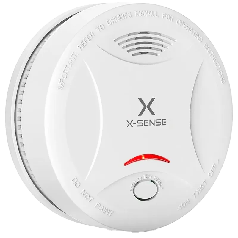 Detector de humo autónomo X-Sense - Duración de la batería 10 años - Indicador luminoso de alarma - Alarma sonora 85 ... - Alarm