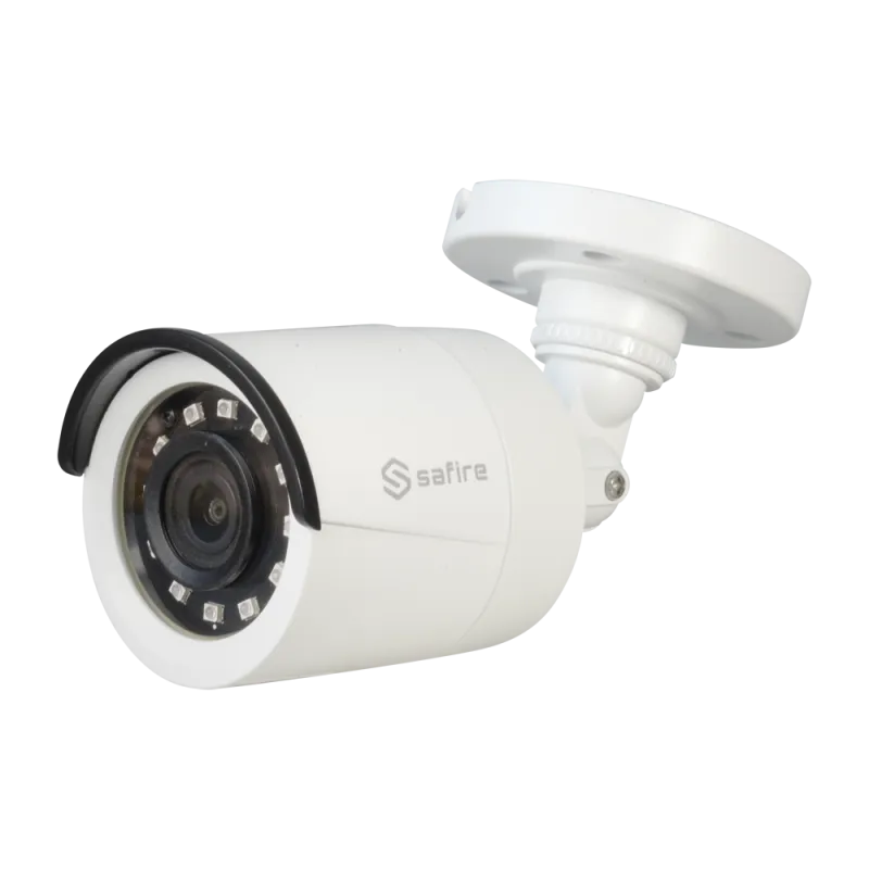 Cámara Bullet Safire Gama ECO - Salida 4 en 1 - 2 Mpx High Performance CMOS - Lente 2.8 mm - Smart IR Matrix LEDs Alc... - Alarm