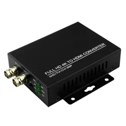 Convertidor BNC a HDMI - 1 entrada BNC - 1 salida HDMI 1080p - 1 salida BNC (loop con BNC in) - Resolución de salida ... - Alarm