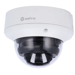 Cámara Domo Varifocal Safire Gama PRO - 5 Mpx high performance CMOS - Lente Motorizada 2.7~13.5 mm - Matrix LED IR Al... - Alarm