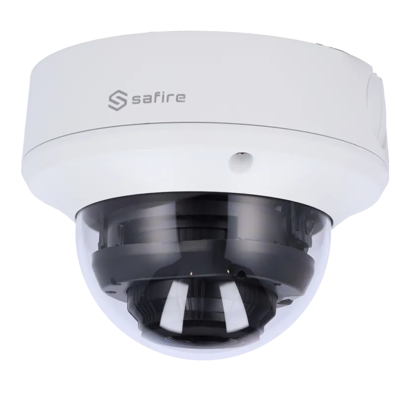 Cámara Domo Varifocal Safire Gama PRO - 5 Mpx high performance CMOS - Lente Motorizada 2.7~13.5 mm - Matrix LED IR Al... - Alarm