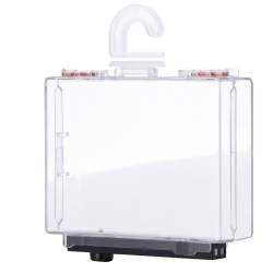 Protección electrónica antihurto EAS - AM 58 kHz | Desbloqueo magnético - Caja transparente de policarbonato - Medida... - Alarm