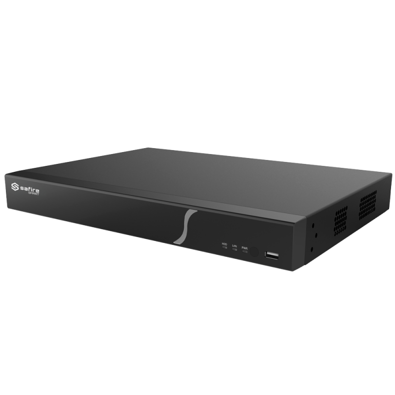 Safire Smart - Grabador NVR para cámaras IP gama B2 - 16CH Puertos PoE / Compresión H.265S / 2HDD - Resolución hasta ...