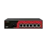 Safire Switch Hi-PoE - 4 puertos PoE + 2 Uplink RJ45 - Velocidad de puertos 10/100Mbps - 3 Puertos PoE+ 30W + 1 Puert... - Alarm