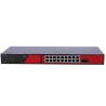 Safire Switch Hi-PoE - 16 puertos PoE + 2 SFP + 2 RJ45 - Velocidad de puertos Gigabit 10/100/1000Mbps - 14 Puertos Po... - Alarm