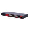 Safire Switch Hi-PoE - 24 puertos + 2 SFP Uplink + 2 Uplink RJ45 - Velocidad de puertos Fast Ethernet 10/100 Mbps - 2...