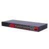 Safire Switch Hi-PoE - 24 puertos + 2 SFP Uplink + 2 Uplink RJ45 - Velocidad de puertos Fast Ethernet 10/100 Mbps - 2... - Alarm