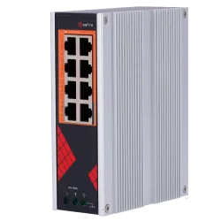 Safire Switch Industrial Alimentación AC 90~264V - 8 puertos Gigabit 10/100/1000Mbps - 6 Puertos PoE+ 30W + 2 Puertos... - Alarm