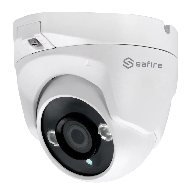 Cámara Turret Safire Gama ECO - Salida 4 en 1 / Resolución 3K (2880x1620) - High Performance CMOS 3K (5Mpx 16:9) - Le... - Alarm