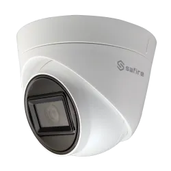 Cámara Turret Safire Gama PRO - 5 Mpx high performance CMOS - Lente 2.8 mm - Smart IR, Alcance 20 m - Power Over Coax... - Alarm