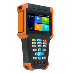 Comprobador CCTV multifuncional - Admite cámaras HDTVI, HDCVI, AHD, CVBS e IP - Resolución de tester hasta 4K - Panta... - Alarm