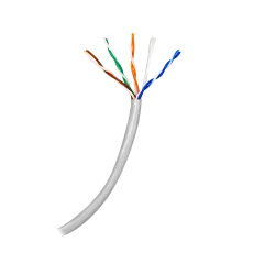 Safire Cable UTP categoría 5E - Conductor CCA - Diámetro 24 AWG-0,52mm - Cumple con 90m Fluke test - Cubierta exteri... - Alarm