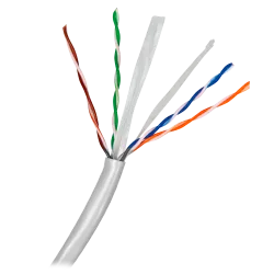 Safire Cable UTP categoría 6 - Conductor CCA - Diámetro 23 AWG-0,58mm - Cumple con 90m Fluke test - Cubierta exterior... - Alarm