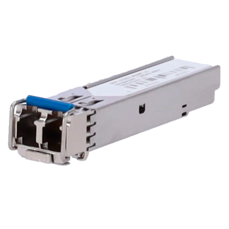 Módulo transceptor SFP - TRx 1310 nm - Fibra monomodo - Conector LC UPC dúplex - Máximo 40 km - 1.25Gb/s - 1000Base-EX - AlarmSy