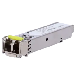 Módulo transceptor SFP - TRx 1550 nm - Fibra monomodo - Conector LC UPC dúplex - Máximo 80 km - 1.25Gb/s - 1000Base-ZX - AlarmSy