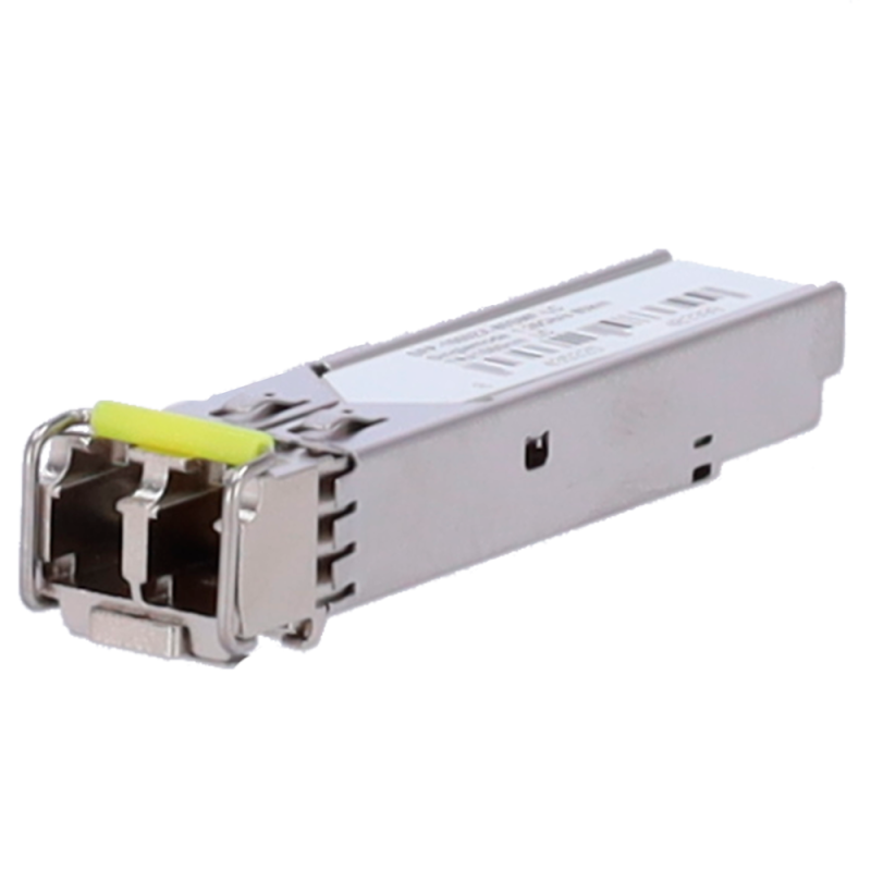 Módulo transceptor SFP - TRx 1550 nm - Fibra monomodo - Conector LC UPC dúplex - Máximo 80 km - 1.25Gb/s - 1000Base-ZX