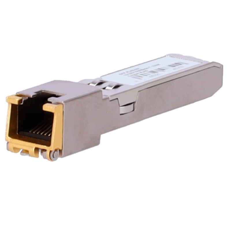 Módulo transceptor SFP - Puerto RJ45 - Velocidad Gigabit - Máxima distancia 100 m - 1000Base-TX