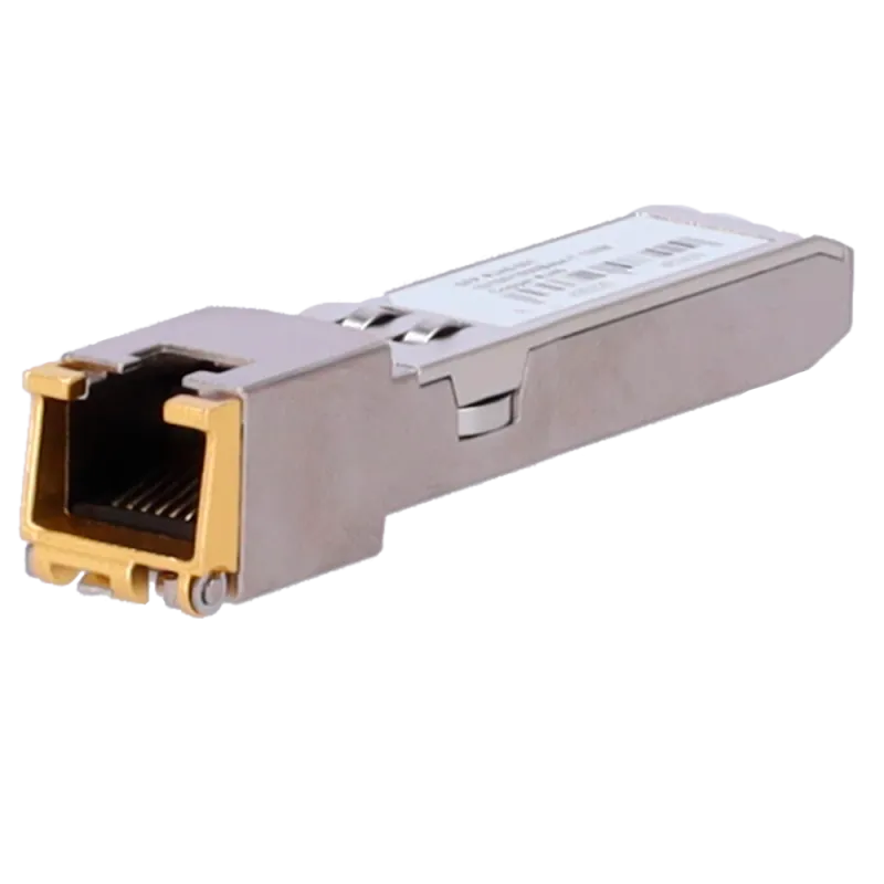 Módulo transceptor SFP - Puerto RJ45 - Velocidad Gigabit - Máxima distancia 100 m - 1000Base-TX - AlarmSystems.Shop