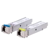 Pareja de módulos transceptores SFP - Tx 1550/1310 nm Rx 1310/1550 nm - Fibra monomodo - Conector LC Simplex - BiDi -... - Alarm